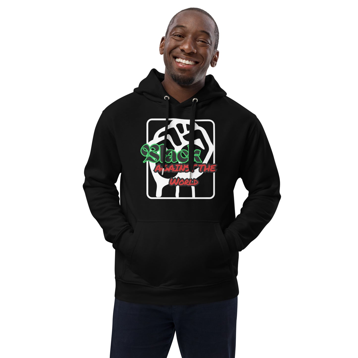 BATW Design 5 Premium Eco hoodie BLACK Unisex