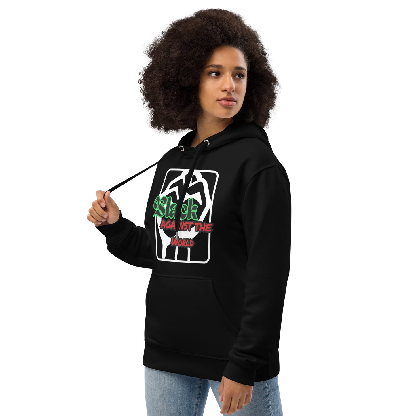 BATW Design 5 Premium Eco hoodie BLACK Unisex