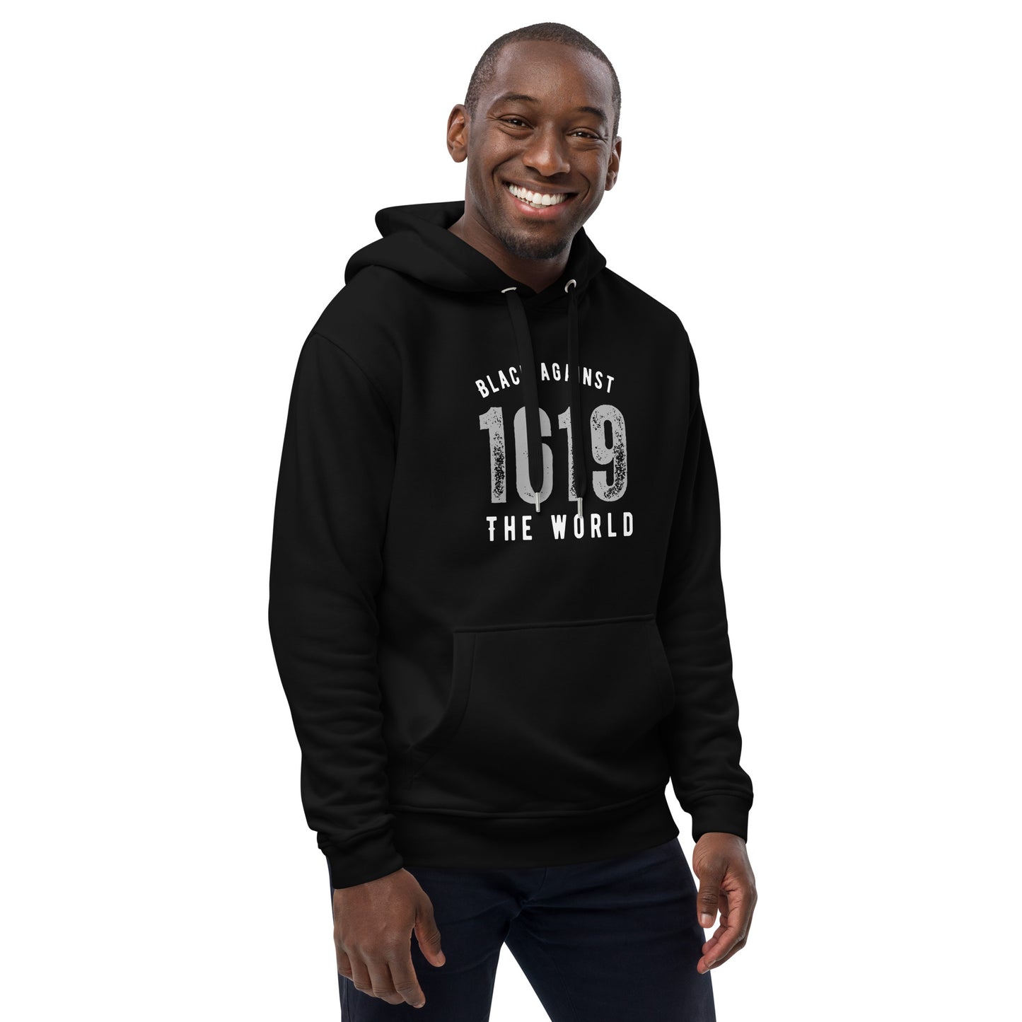 BATW Design 3 Premium Eco hoodie BLACK Unisex