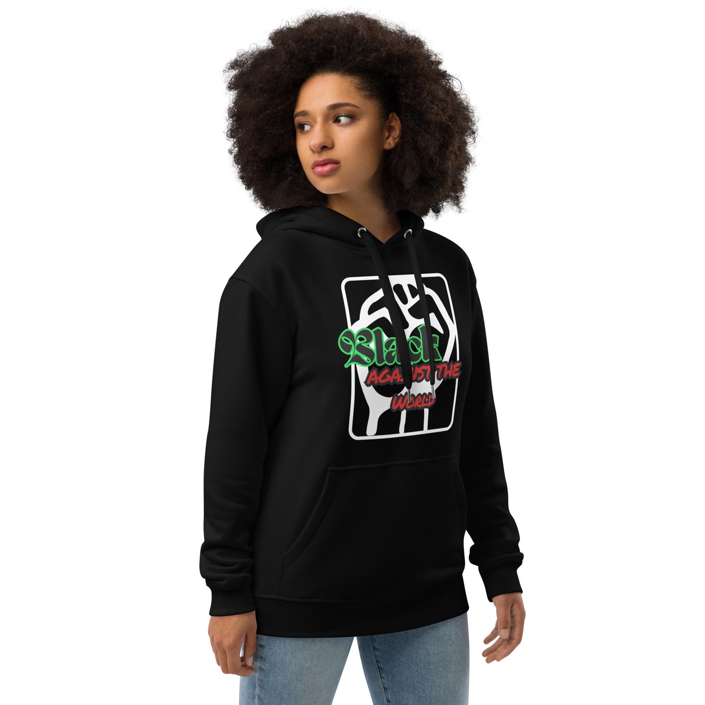 BATW Design 5 Premium Eco hoodie BLACK Unisex