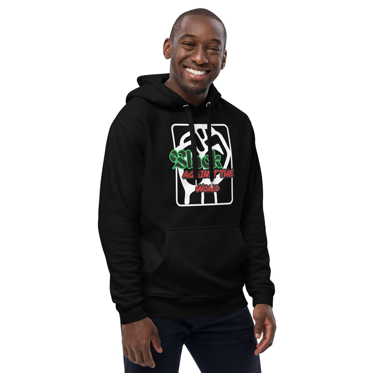BATW Design 5 Premium Eco hoodie BLACK Unisex