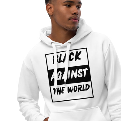 BATW Design 3 Premium Eco hoodie WHITE Unisex