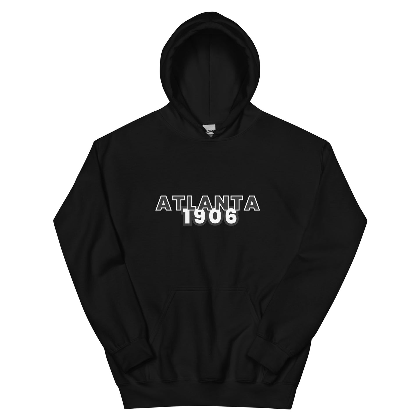 RRR Atlanta Unisex Hoodie BLACK/RED