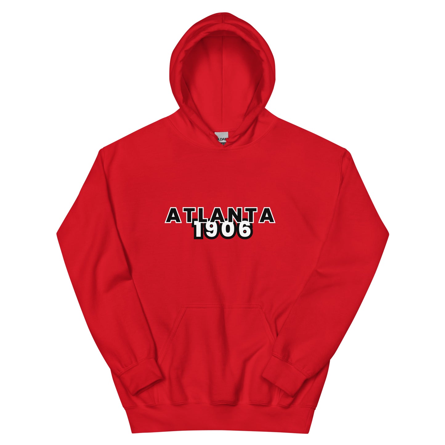 RRR Atlanta Unisex Hoodie BLACK/RED