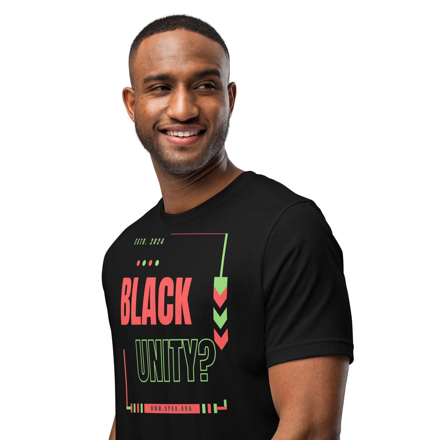 BATW Design 1 Premium cotton T-shirt BLACK Men