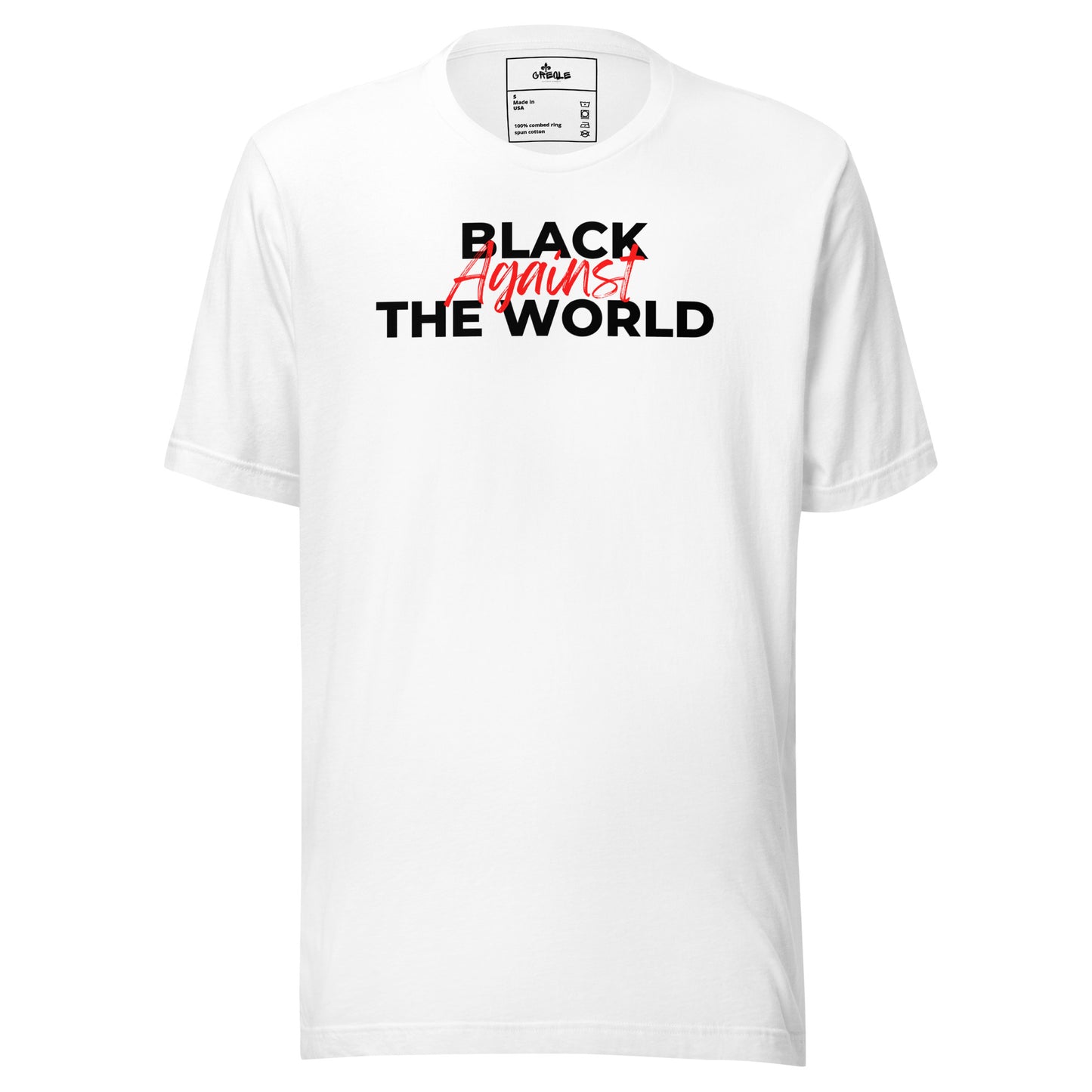 BATW Design 2 Premium cotton T-shirt WHITE Unisex