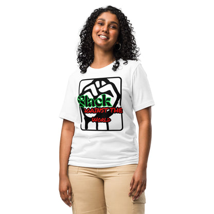 BATW Design 5 Premium cotton T-shirt WHITE Unisex