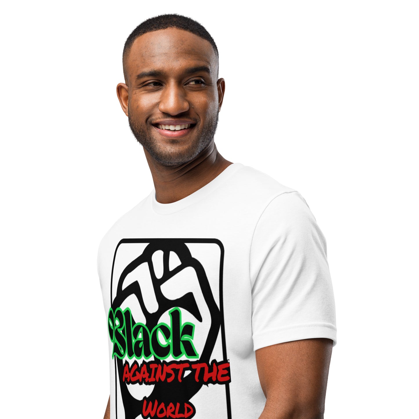 BATW Design 5 Premium cotton T-shirt WHITE Unisex