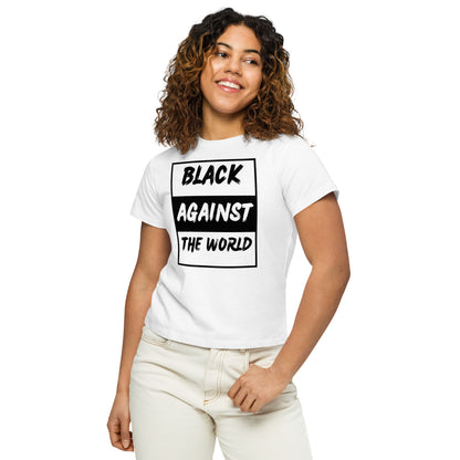 BATW Design 4 High-waisted T shirt WHITE Women